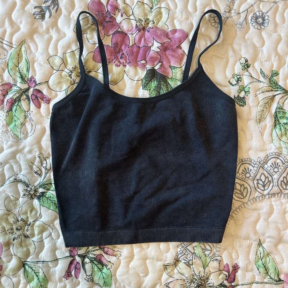 Black Women's Crop Top